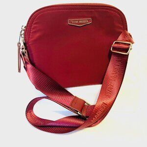 Steve Madden BMAGIENY Rose Fuchsia Pink Nylon Crossbody Purse-Stand alone-Roomy